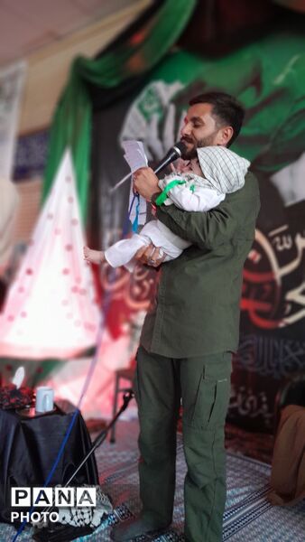  مراسم باشکوه شیرخوارگان حسینی در مسجد جامع درگزین