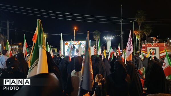 مردم هویزه ثانی شهرستان پلدختر باز هم میدان دار وفاداری شدند