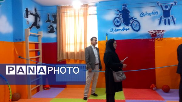 افتتاحیه سالن ورزشی مدرسه استثنایی در شیراز