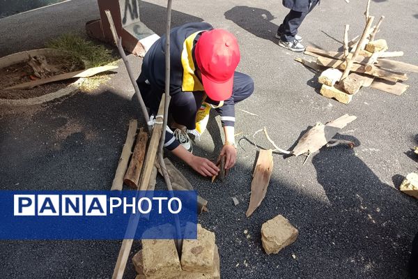 مانور مهارت‌های تشکیلاتی پیشتازان هم‌دل، همفکر و همکار در شیراز