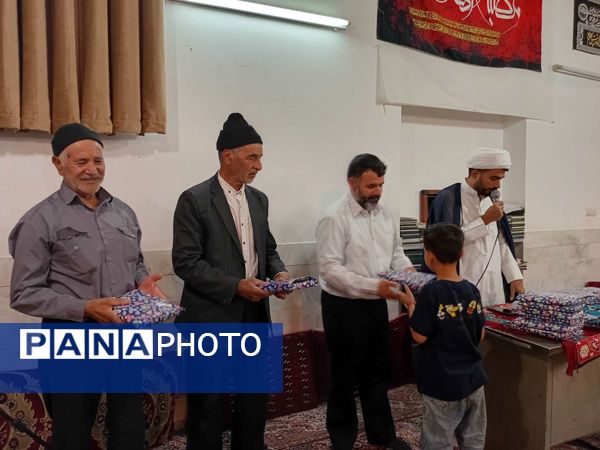 تقدیر از دانش‌آموزان فعال روستای نقاب