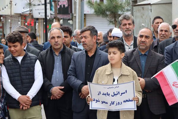 راهپیمایی روز قدس در شهرستان سرعین