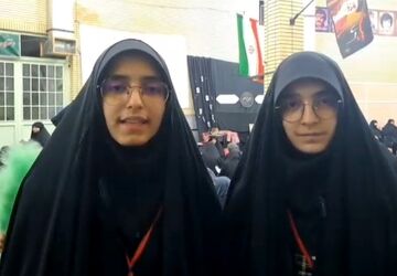 مراسم چهلم رهبر شهید در شهر کهک 