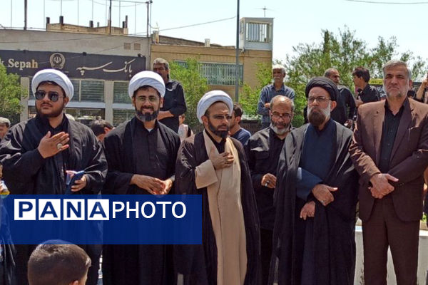 آباده در تاسوعای حسینی غرق در ماتم و عزا 