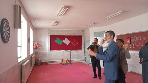 اتاق تربیت بدنی و نمازخانه مدرسه حضرت سکینه افتتاح شد