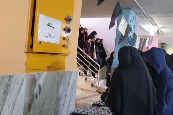 مراسم عزاداری ایام فاطمیه در مدارس ناحیه یک شهرری