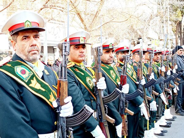 تشییع با شکوه شهید جوادحسن زاده شهید مرزبانی فراجا
