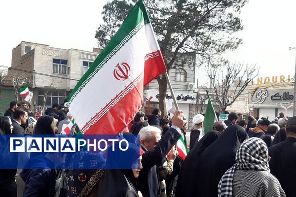 خروش مردمی در خیابان‌های رباط‌کریم در 22بهمن