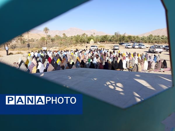 عید سعید فطر در جوار شهدای گمنام بخش احمدی 