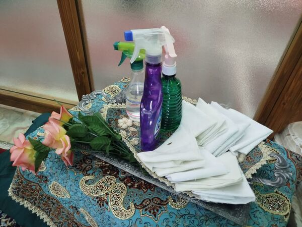 آیین غبارروبی ضریح مطهر امامزاده حمزه بن موسی کاظم (ع)