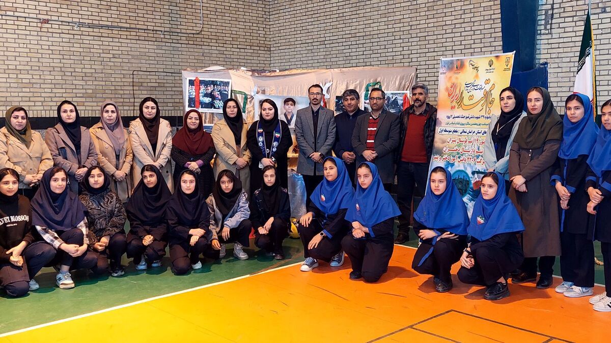 افتتاحیه مسابقات بین مدرسه ای جام اقتدار ایران با محوریت یادواره ۳۴ شهید دانش آموز شهرستان راز جرگلان 