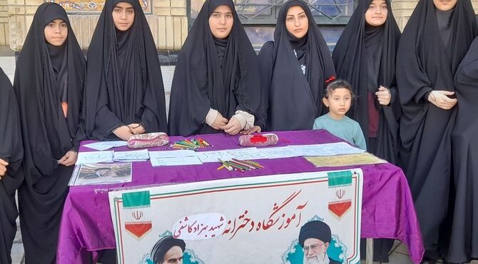 نمازجمعه ملارد با رنگ و بوی هفته نوجوان و دختران فاطمی