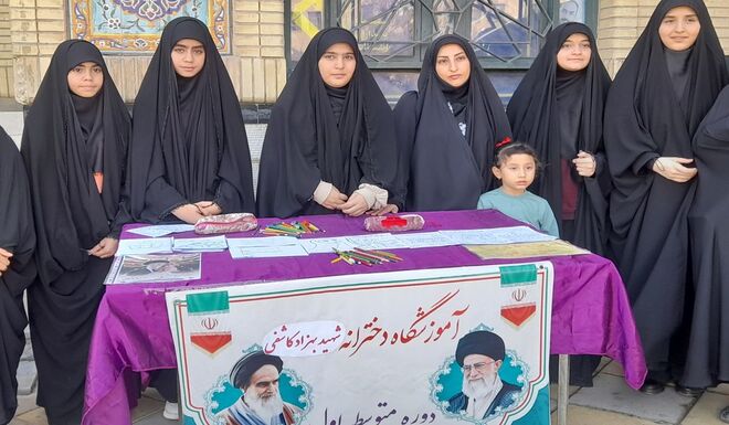 نمازجمعه ملارد با رنگ و بوی هفته نوجوان و دختران فاطمی