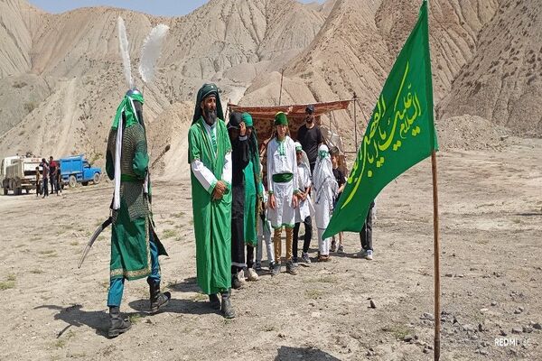 مراسم تعزیه خوانی اربعین حسینی در شهر نیشابور