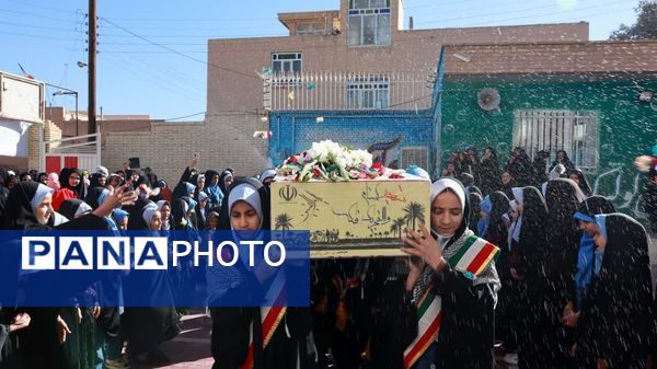 میزبانی باشکوه مدارس شهرستان میبد از شهید زهرایی تبار