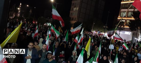 همایش عظیم وفاداری به وطن در بلوار فضل نیشابور