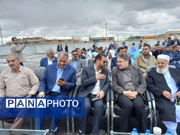 افتتاحیه مدرسه شش کلاسه زنده یاد محمد یاسر نیکنام در رضویه 