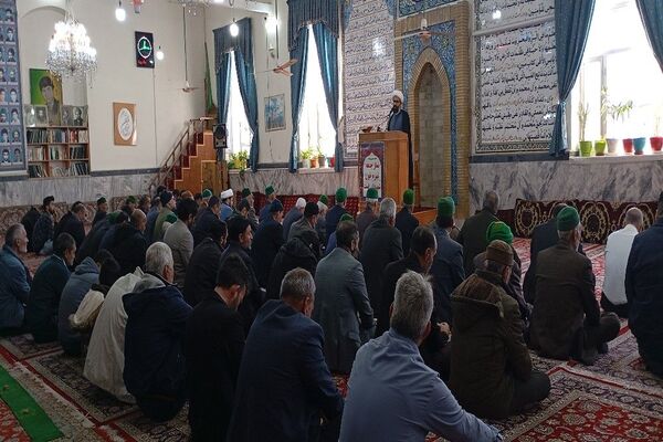 اقامه نماز جمعه در آخرین هفته ماه مبارک شعبان شهر بار نیشابور 
