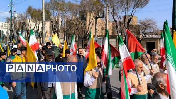 حماسه آفرینی مردم اراک در روز قدس