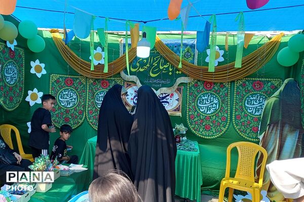برپایی غرفه های مهدویت، فرهنگی هنری، بهداشت - سلامت، ورزشی و بسیج فرهنگیان در چهاردانگه