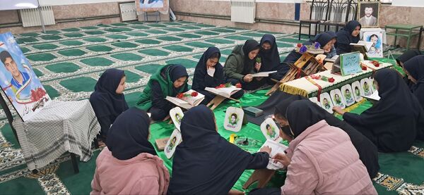 محفل انس با قرآن کریم در آموزشگاه شهید رزمی خلیل آباد