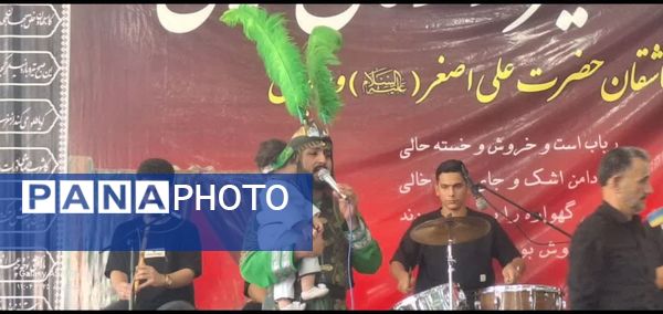 عزاداری هیات عاشقان حضرت علی اصغر(ع) روستای ورجان قم