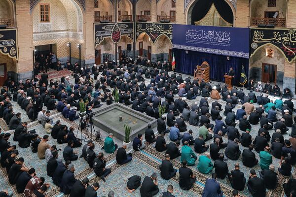 عزاداری دهه اول محرم با حضور تولیت آستان قدس رضوی