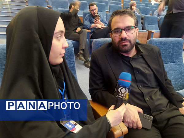 حضور اعضای پانای قم در مراسم روز خبرنگار