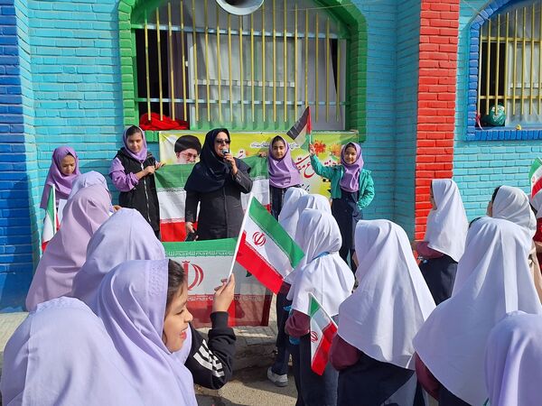 اعلام انزجار دانش‌آموزان ملاردی از رژیم کودک‌کش و جنایتکار صهیونیستی و حمایت از جبهه مقاومت