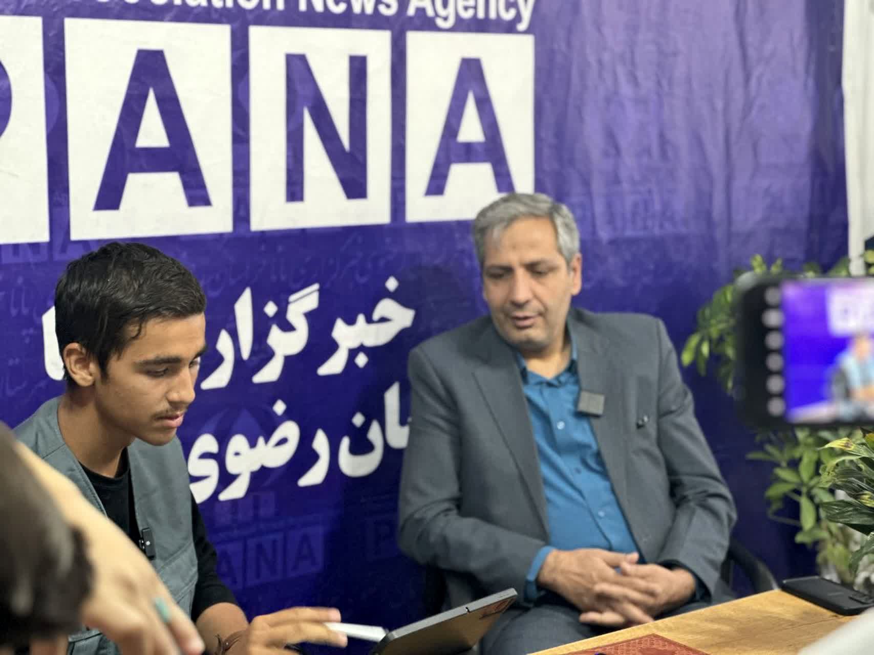  فرماندار کاشمر پای صحبت خبرنگاران پانا نشست