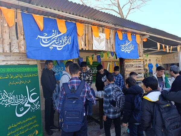 موکب مدرسه قفلی در مشهد
