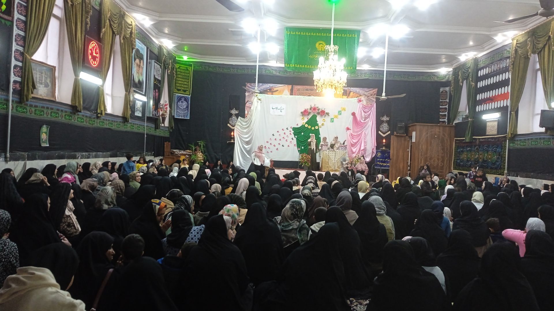 جشن میلاد حضرت زهرا(س) در تکیه علی اکبری فدافن