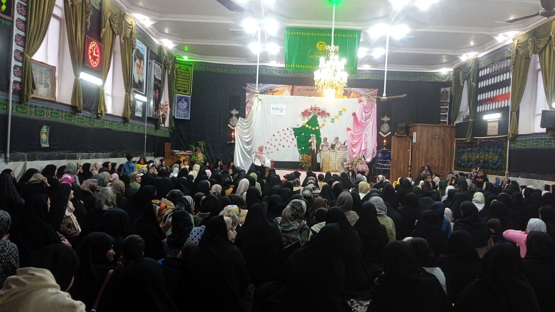 جشن میلاد حضرت زهرا(س) در تکیه علی اکبری فدافن