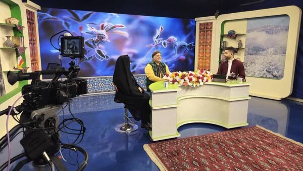 حضور مدیرکل بهزیستی گلستان به همراه داور جشنواره کاسپین در صدا و سیما گلستان