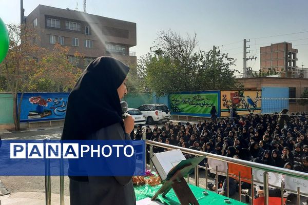 افتتاحیه طرح مصباح الهدی در هنرستان تاجیک بهارستان دو