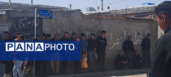 عزاداری ظهر عاشورا در روستای حسن آباد بلهر 
