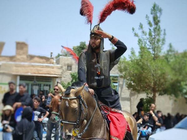 شبیه خوانی عاشورا در روستای فدافن