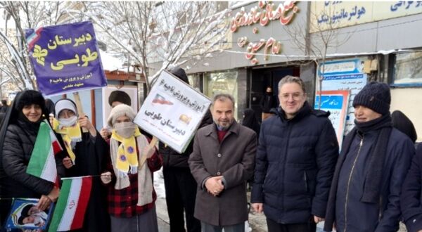راهپیمایی ۲۲ بهمن ماه در شهر مشهد مقدس