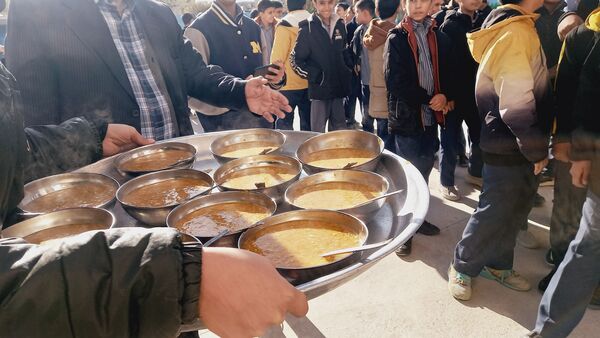 مراسم عزاداری ایام فاطمیه در دبیرستان نمونه مرحوم طاووسی شهرستان خلیل‌آباد 