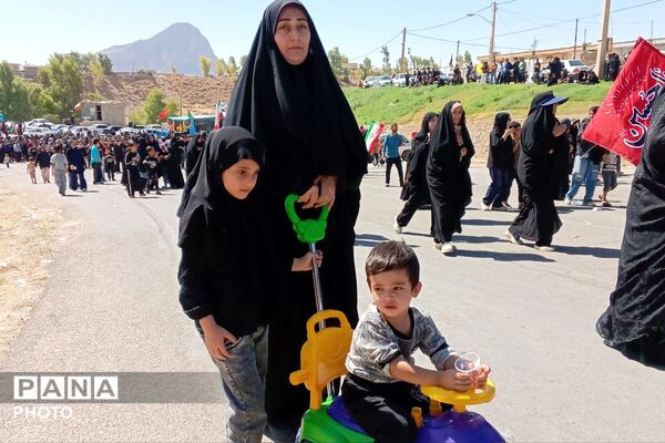 مراسم عاشورا در گلزار شهدای شهرستان لنده