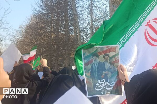 دست خدا بر سر ماست خامنه ای رهبر ماست 