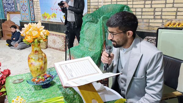 جشن ولادت امام عصر (عج)  در مسجد امام حسین شهر سفیددشت 