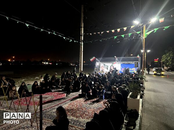 مراسم شور حسینی در ساوجبلاغ شهرک ینگی امام