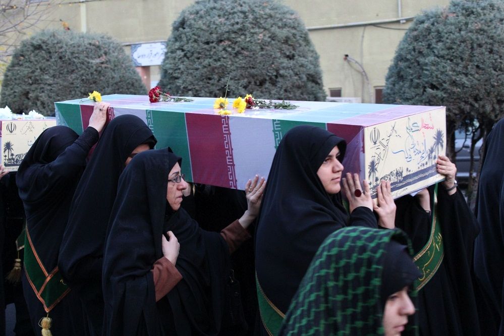 مراسم میزبانی شهدای گمنام دفاع مقدس در البرز