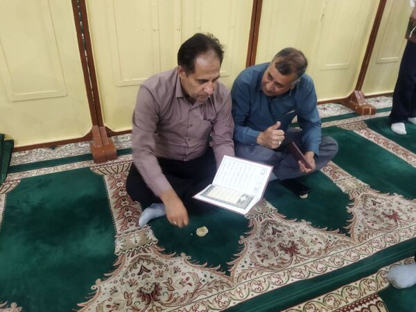 حضور نماینده مردم ترشیز در مجلس شورای اسلامی در مسجد جامع بردسکن