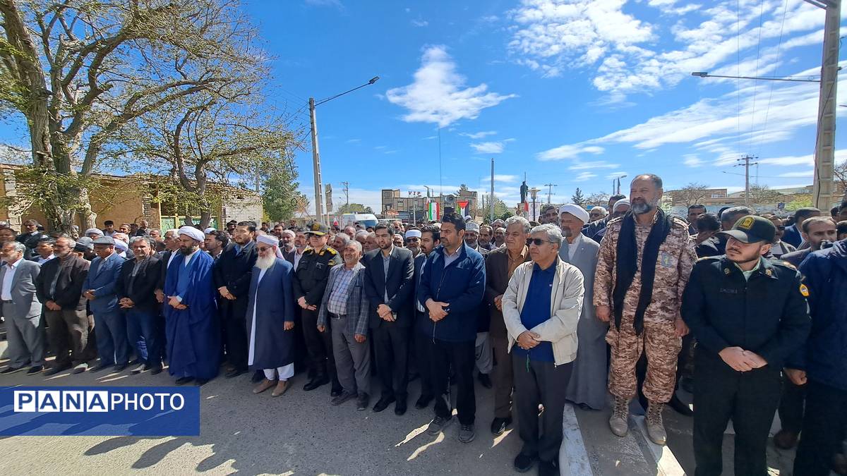 راهپیمایی روز جهانیِ قدس صالح آباد