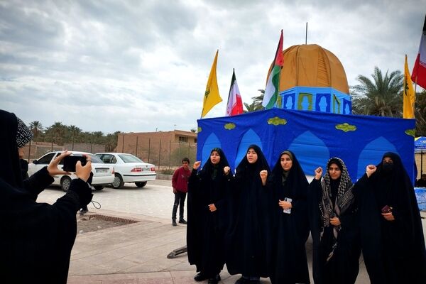 راهپیمایی آخرین جمعه ماه مبارک رمضان در شهرستان شهداد 