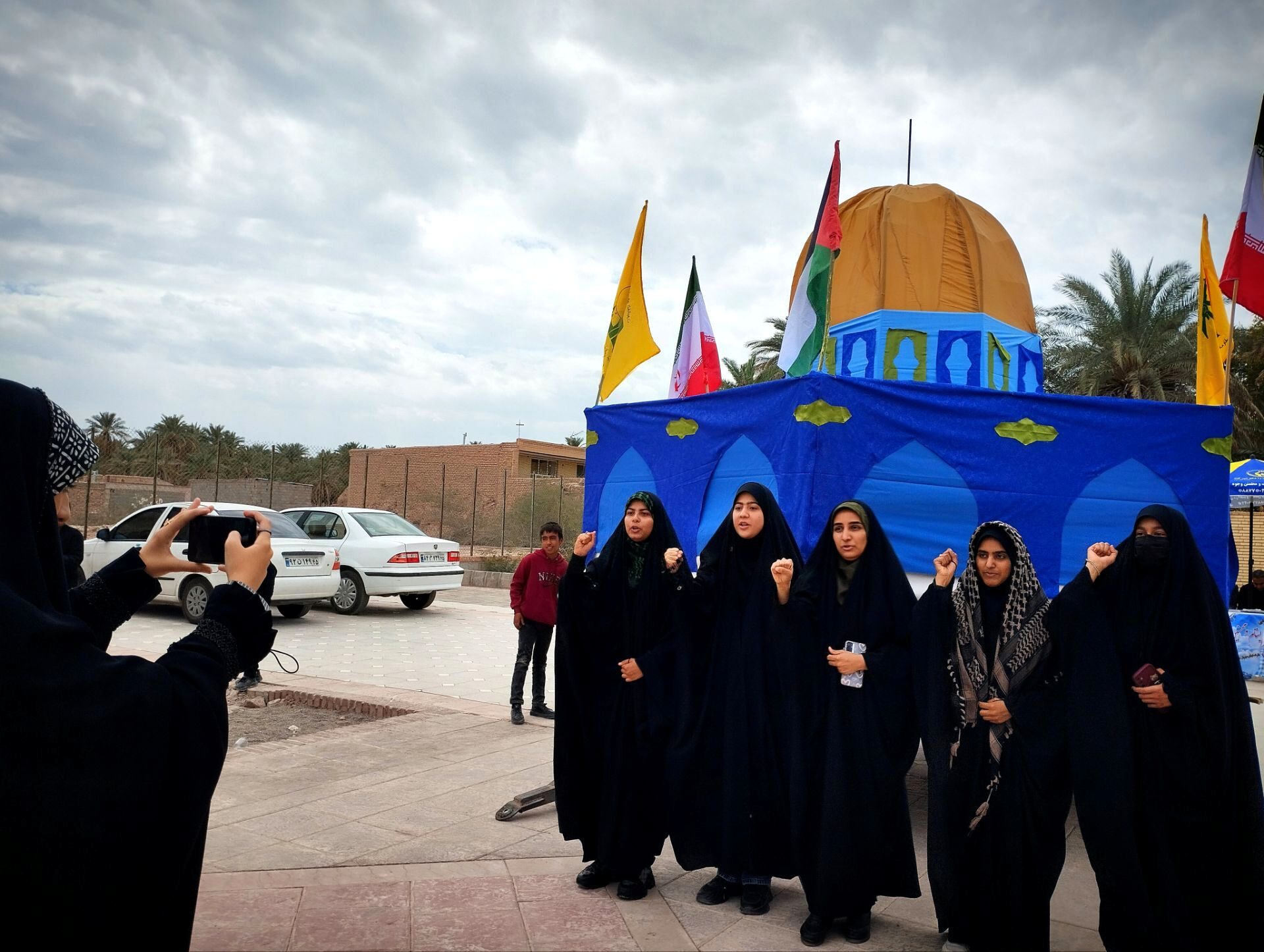 راهپیمایی آخرین جمعه ماه مبارک رمضان در شهرستان شهداد 