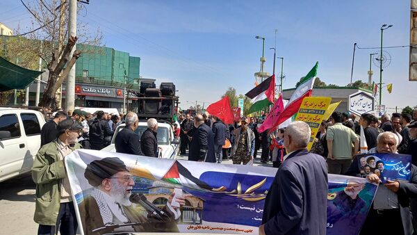 حضور پرشور مردم فلاورجان در راهپیمایی روز قدس