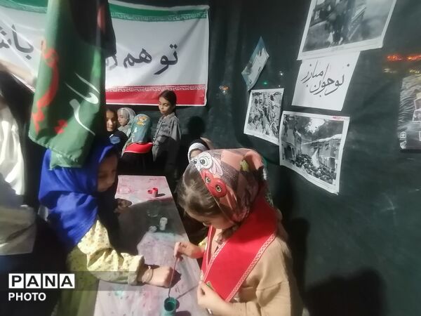 فعالیت دانش‌آموزان پیشتاز در موکب سازمان دانش‌آموزی ابرکوه 